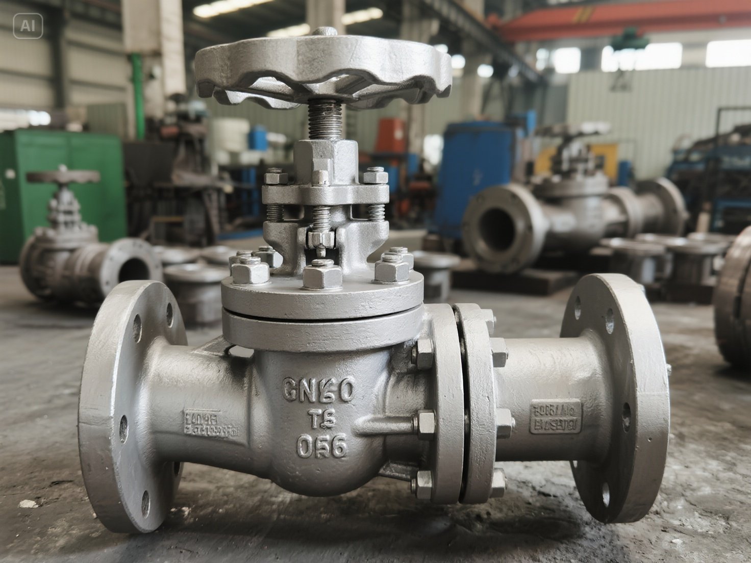 Industrial Valve Casting Production Image 1