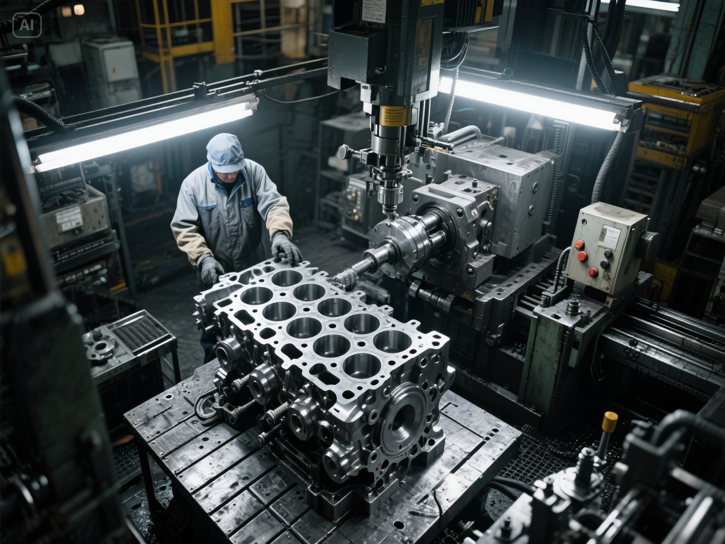 Automotive Engine Block Processing Image 1