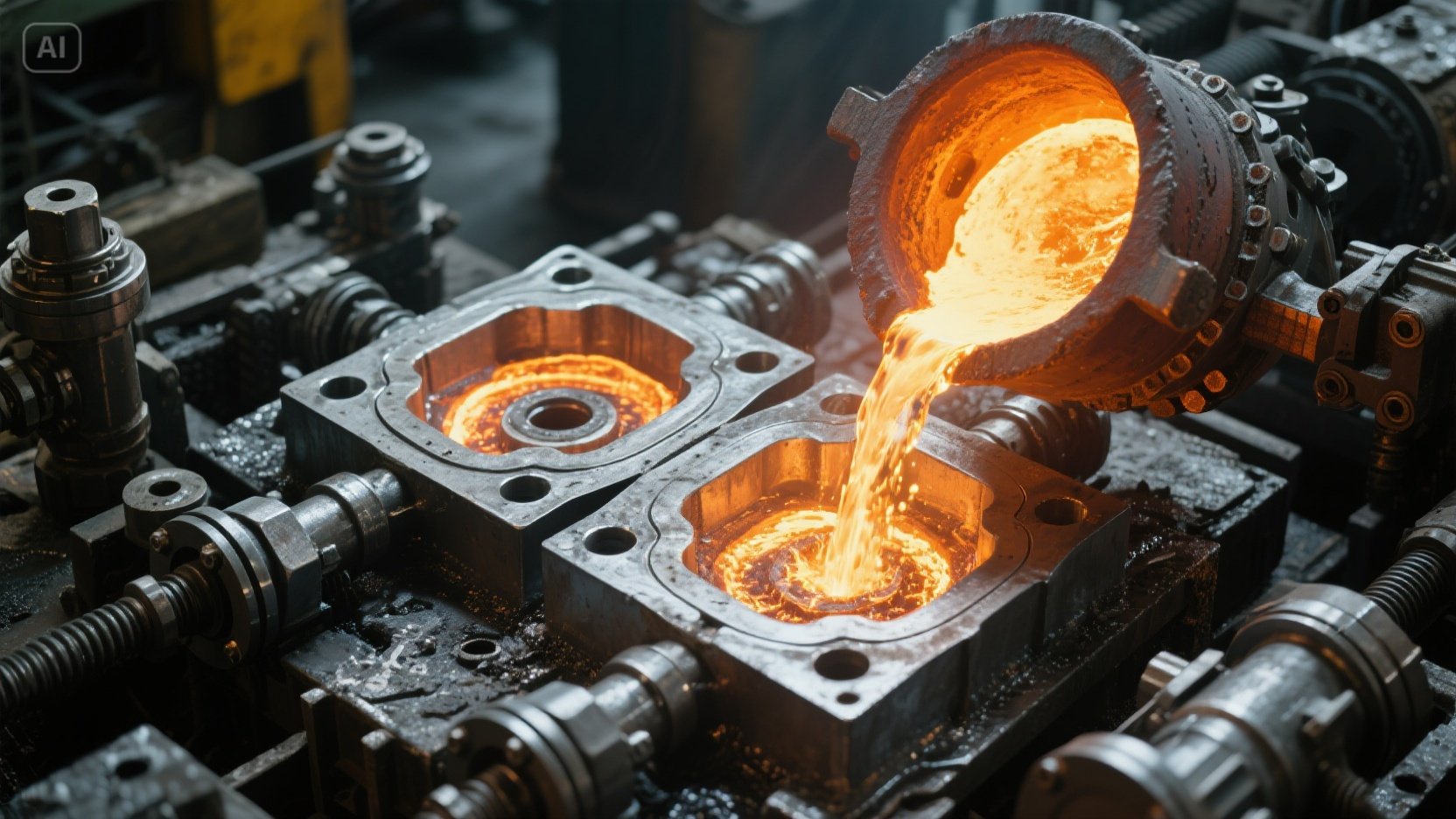 Industrial Valve Casting Production